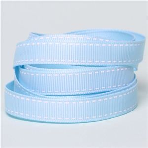 Baby Ribbon - Saddle/Lt Blue